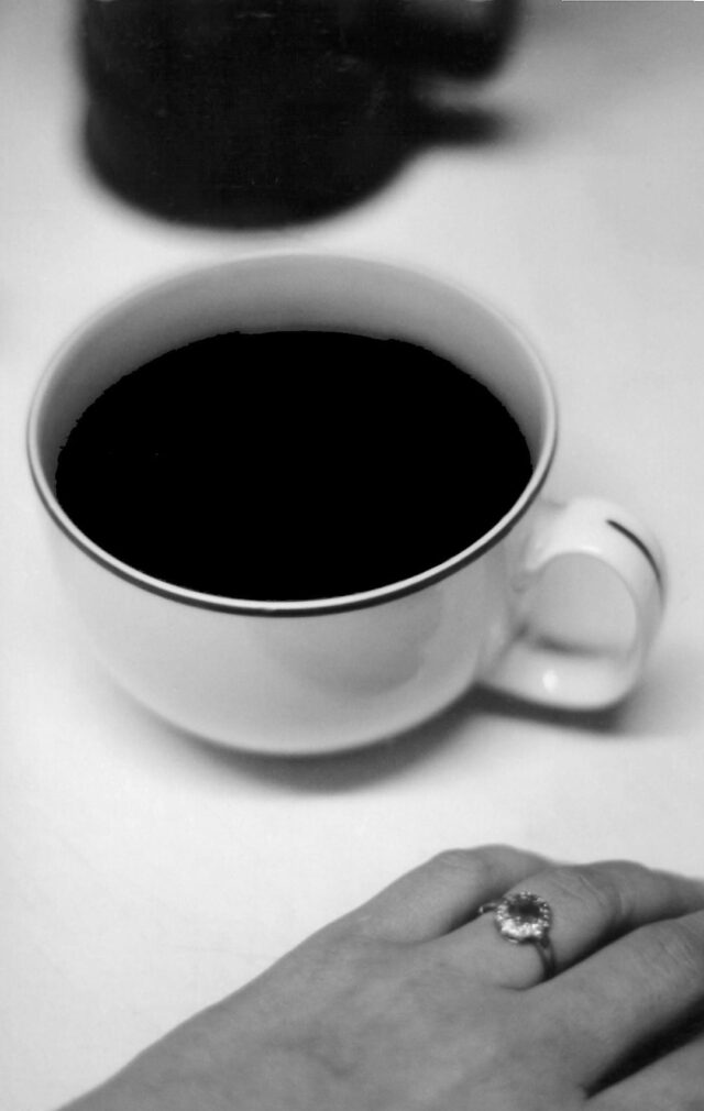 hand, coffee by Mayda Rumberg