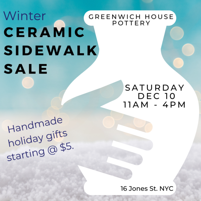 Winter Ceramic Sidewalk Sale